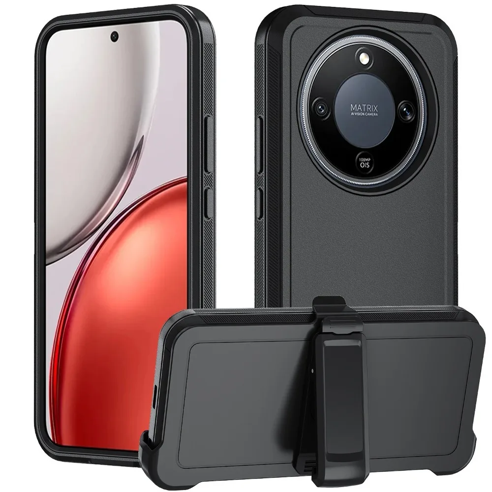 Enhanced Heavy Duty 3-Layer Shockproof Protection Case with Hybrid Defender Ott Armor