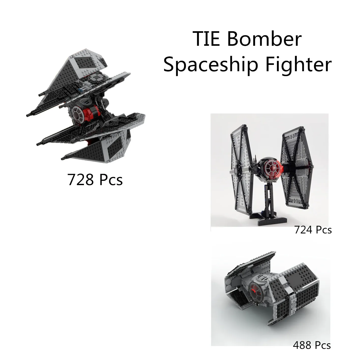 Moc First Order Tie Bomber Lego Fastest Spaceship|star Wars Tie