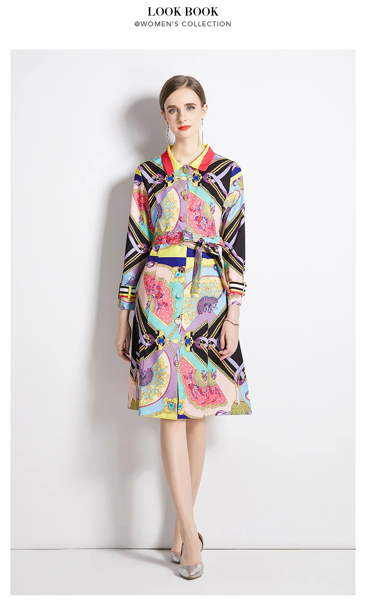 Spring Autumn Runway Vintage Chain 