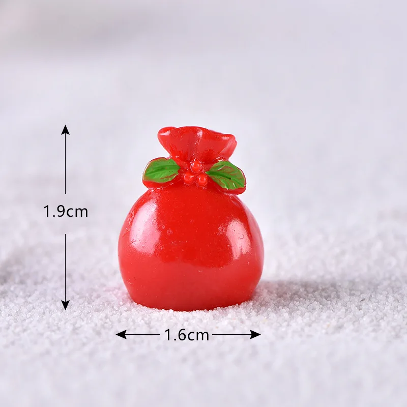 Festive Resin Miniature Holiday Figurines: Snowman, Santa, Christmas Tree, Reindeer Ornaments Perfect