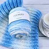 100g Dyed Rainbow Wool Yarn, Gradient Cake Knitted Yarn, Woven DIY Sweater Doll Scarf Hat Crochet Thread, Chunky Yarn,Wholesale 3