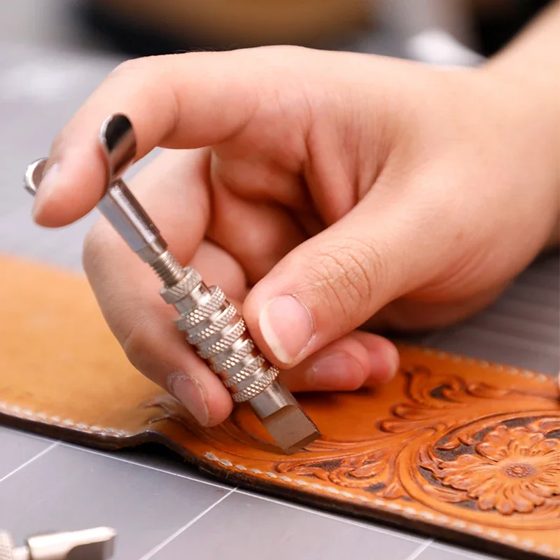 Stainless Steel 360 Degrees Rotating Leather Engraving Knife DIY tanned Trenching Device Craft Carving Cutting Tools cutting knife,carving tool,leather cutting tools
