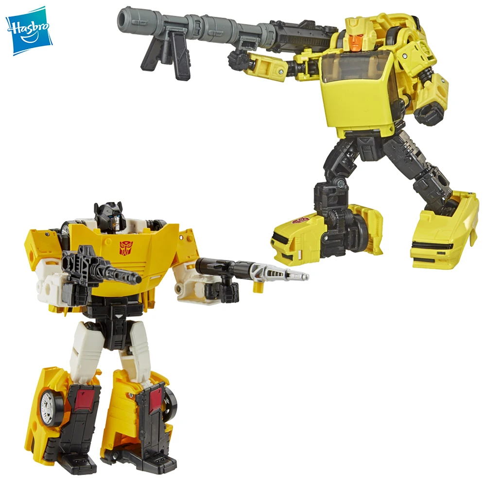 

Original Hasbro Transformers Generations Selects Deluxe Wfc Tigertrack and Hubcap Anime Action Figures Collectible Model Toys