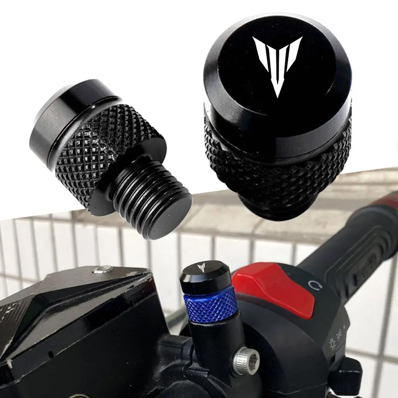Motorcycle Mirror Hole Plugs Screws Bolts Accessories for Yamaha MT 07 09 10 MT10 MT25 FZ09 FZ07 MT07 MT09 SP motorcycle mirror motorcycle mirrors motorcycle mirror plugs