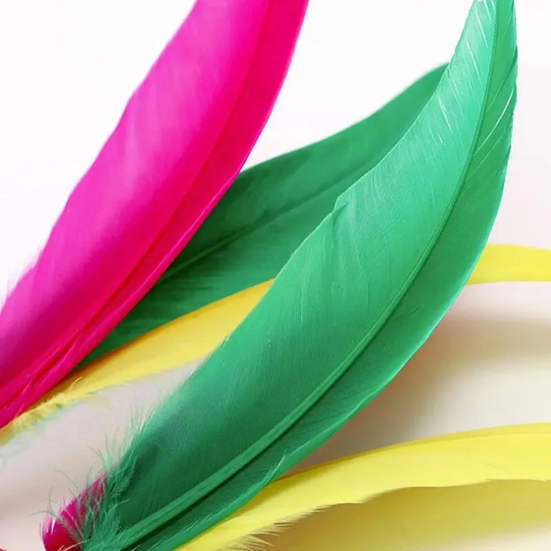 1/5pcs Outdoor Badminton Ball Set Children Rubber Shuttlecock Feather For Beach Kids Game Physical Exercise