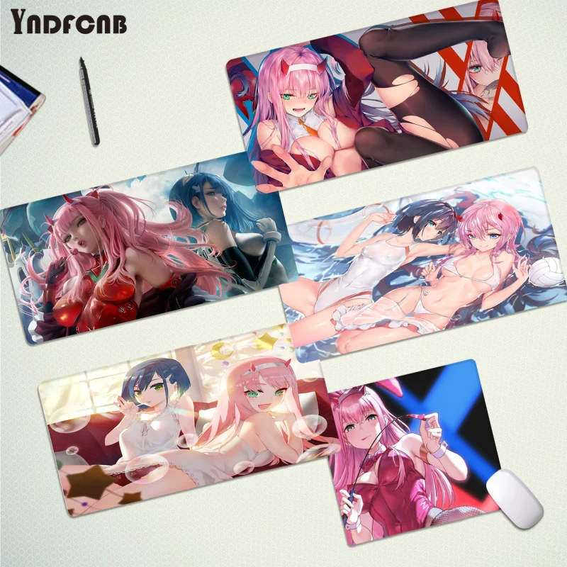 

Zero Two Darling In The Franxx Mousepad Boy Pad Natural Rubber Gaming Mousepad Desk Mat Size For Gameing World Of Tanks CS Zelda