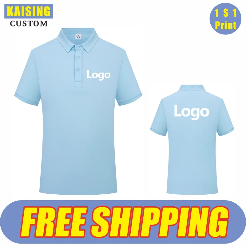 kaising-polo-shirt-custom-personal-company-group-logo-embroidery-summer