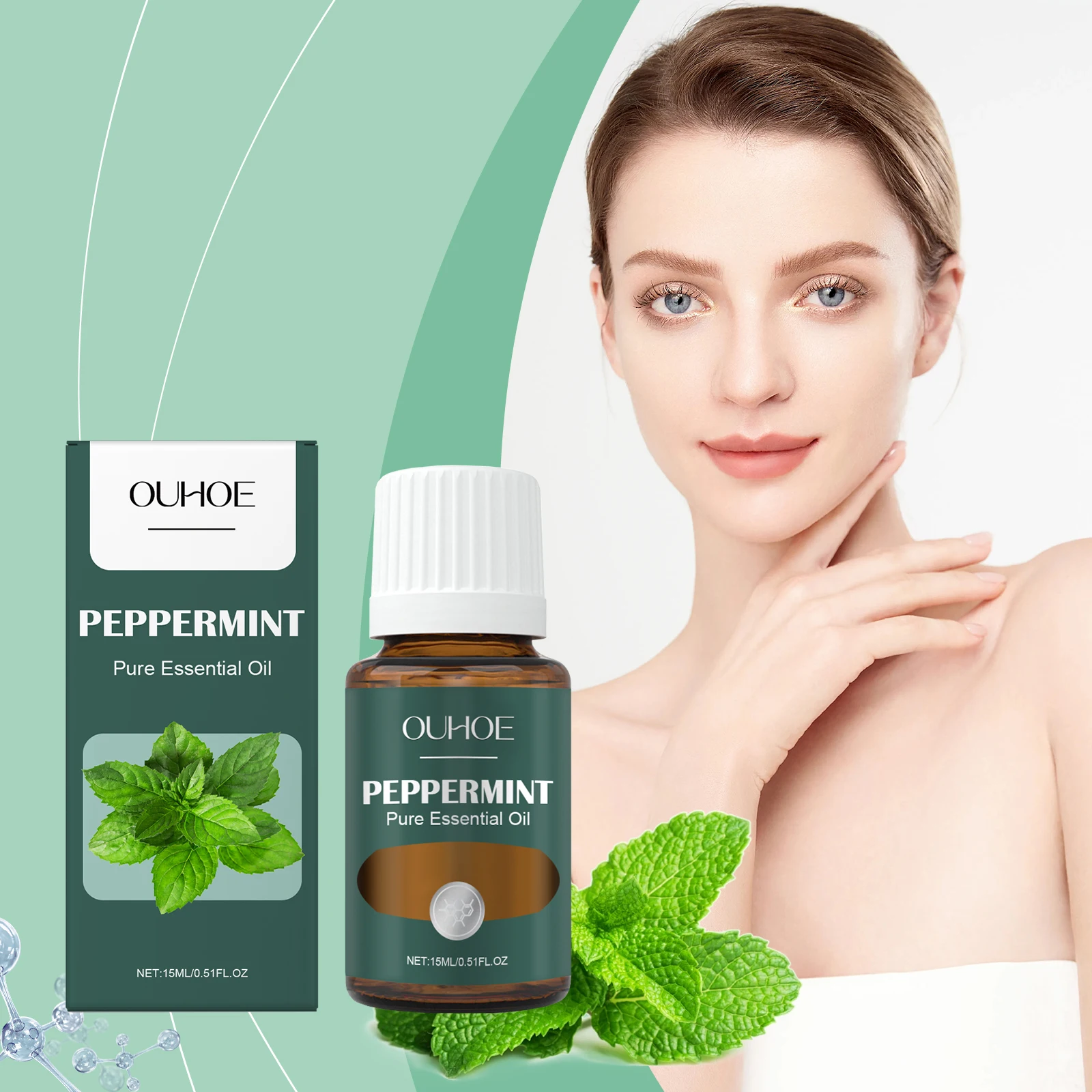 Mint Soothing Massage Essential Oil Skincare Moisturizing Body Care Plant Essential Oil Massage