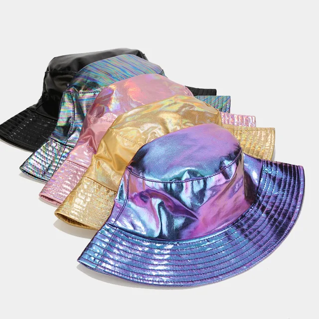 Faux Leather Bucket Hat 4