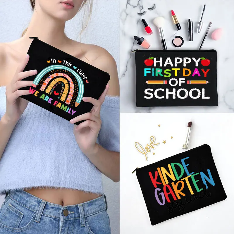 

Teacher's Gift Back To School Gift Toiletry Bag Pouch Bags for Women Luxury Bag Neseser Para Mujeres Maquillaje Make Up Bag