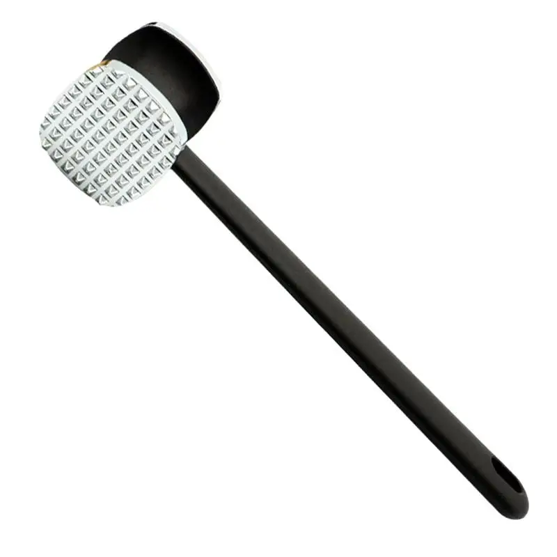 Zinc Alloy Meat Hammer Nylon Fiber Handle Double-sided Meat Hammer Pats The Garlic Square Loose