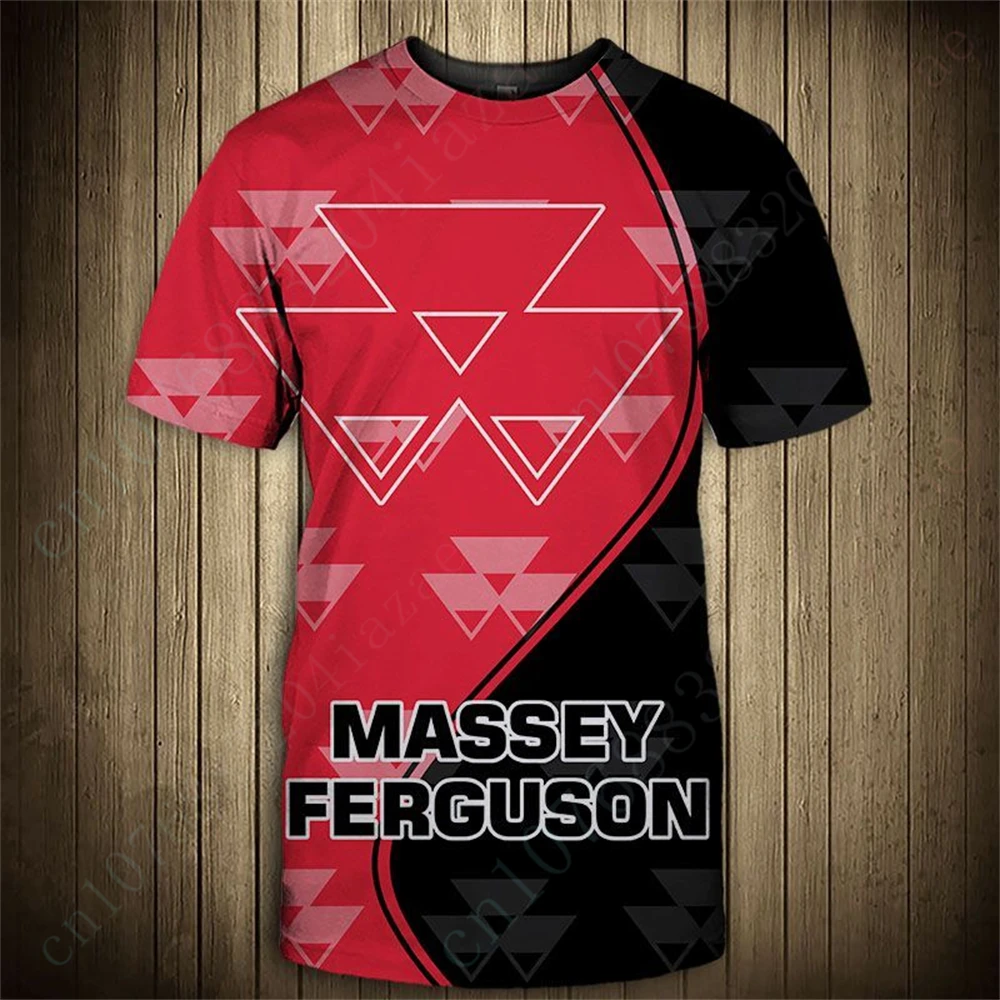 

Футболка Massey Ferguson для мужчин и женщин, унисекс одежда, Женская Повседневная футболка оверсайз, футболка с коротким рукавом в стиле Харадзюку