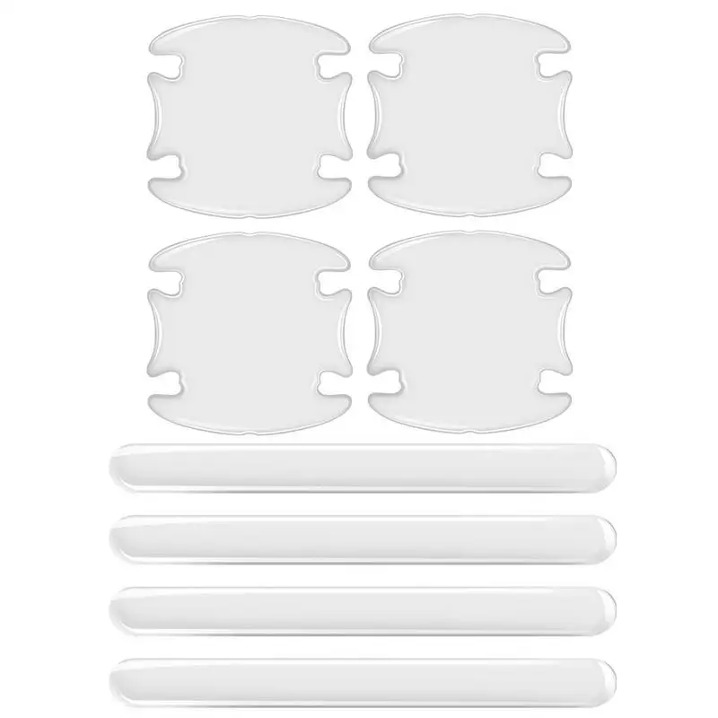 

8 шт., защитные пленки от царапин на дверную ручку автомобиля