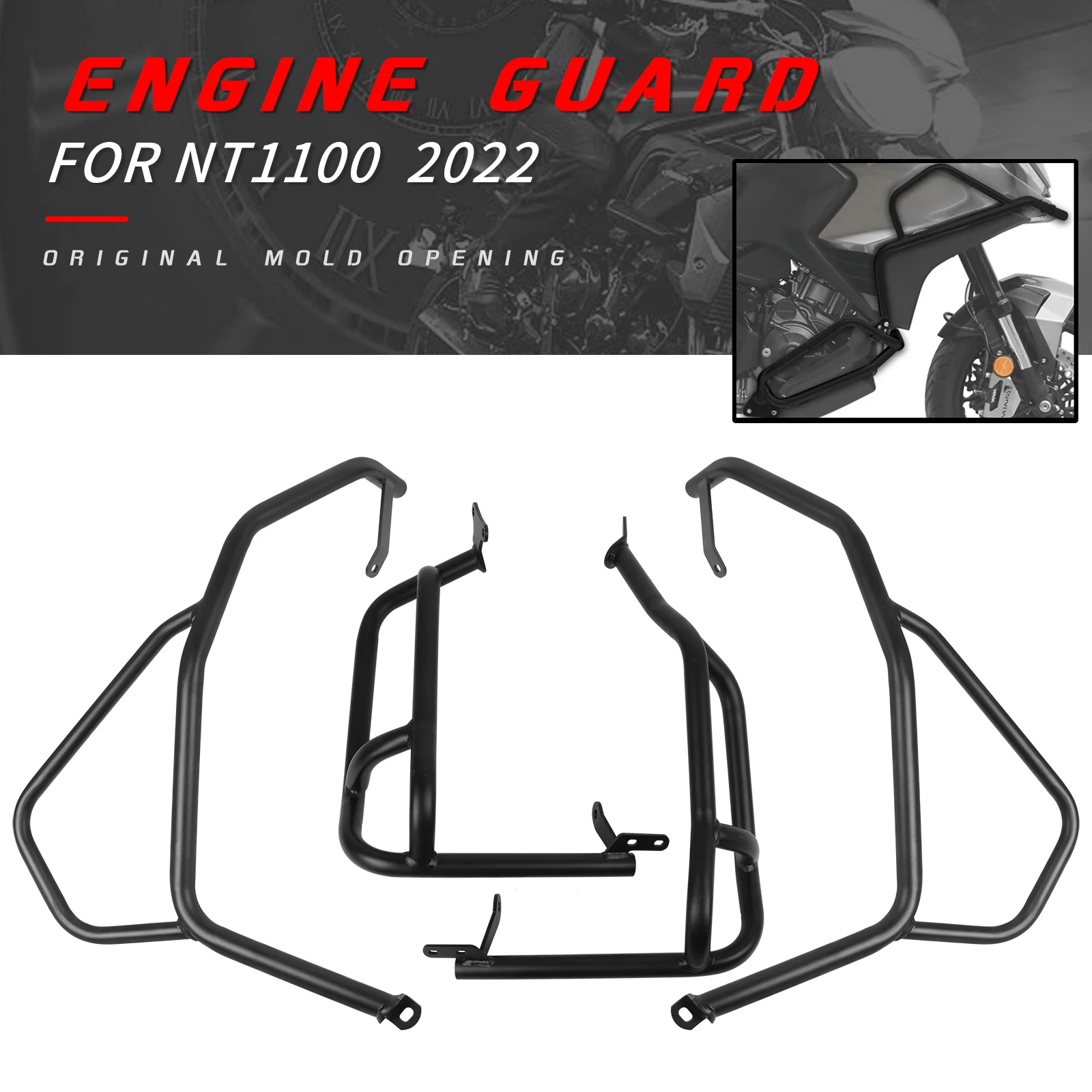 Motorcycle Nt1100 Upper&lower Engine Guard Crash Bars Fairing