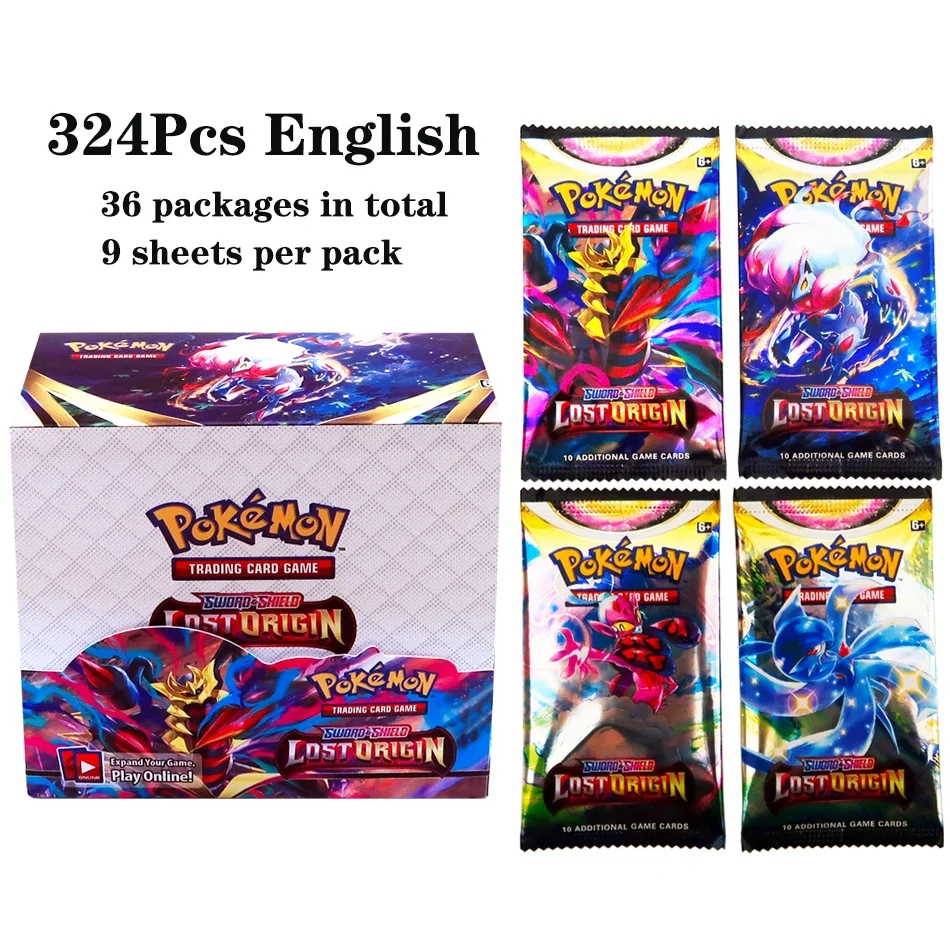 324pcs Pokemon TCG: Sword & Shield-Fusion Strike Booster Display Box (36 Packs) Board Game Card DESTINED RIVALS Stellar Crown