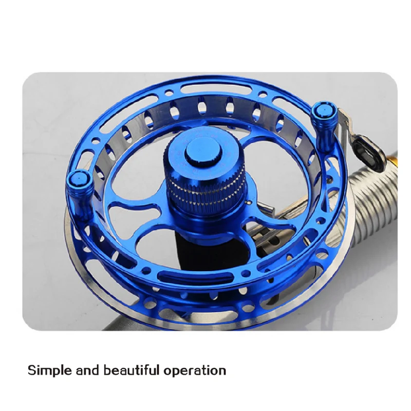 High Quality 2+1BB Metal Saltwater/Fresh Water Fly Fishing Reel Gear Ratio  1:1 Anti-Corrosion Fish line Wheel