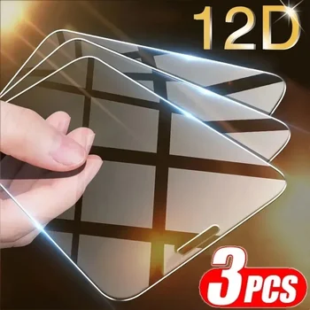 3 pièces verre trempé pour iPhone 14 13 12 11 15 Pro Max Mini protecteur d'écran pour iPhone 17 XR XS MAX 7 8 Plus 16 verre de protection 1