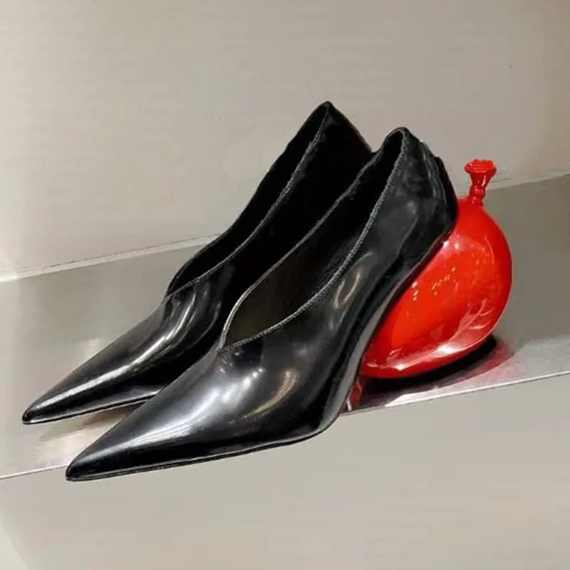 

Classics Woman Pumps Shoes Pointed Toe Mixed Colors Outdoor Crude Heel Shoes Ladies Fashion Retro Women High Heels Shoes Femme