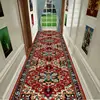 European Long Corridor Carpets for Hallway Living Room Decoration Home Anti-skid Entry Floor Mats Hotel Lobby Stairway Area Rugs 1