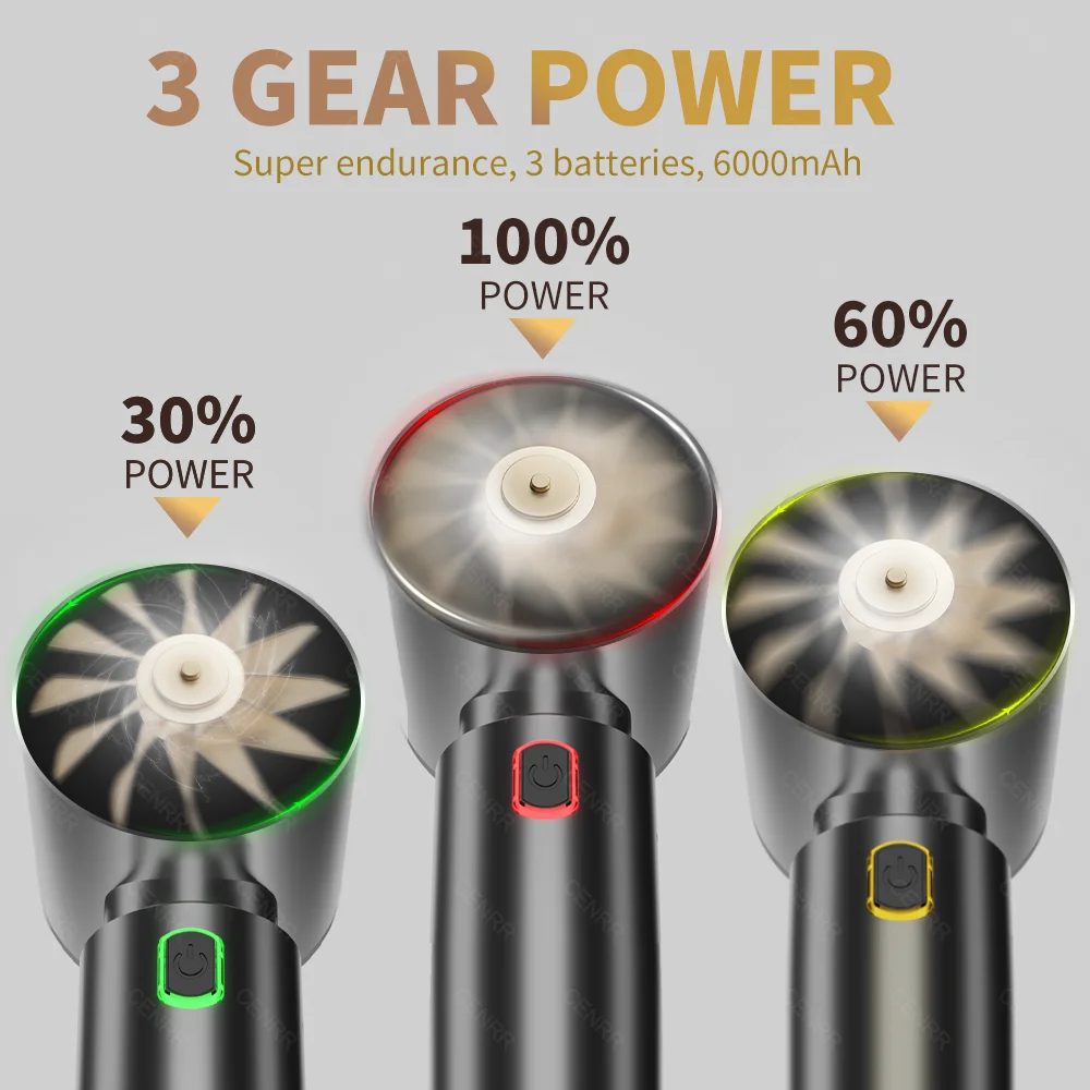 CENRR Mini Car Vacuum Cleaner 998000PA Cordless Powerful Wireless Car Cleaner HandHeld Home Appliance Portable Vacuum Cleaner 4