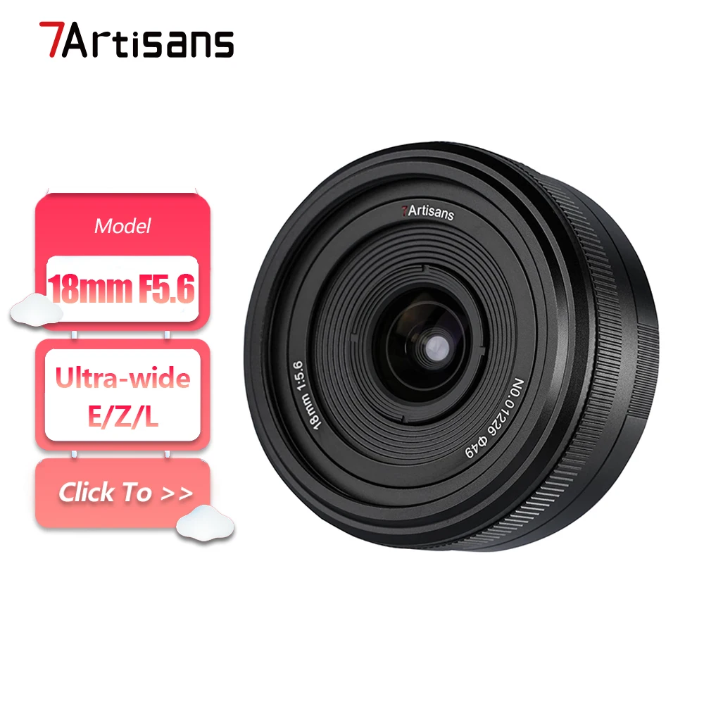 7artisans 18mm Full Frame Ultra-wide Angle Prime Camera