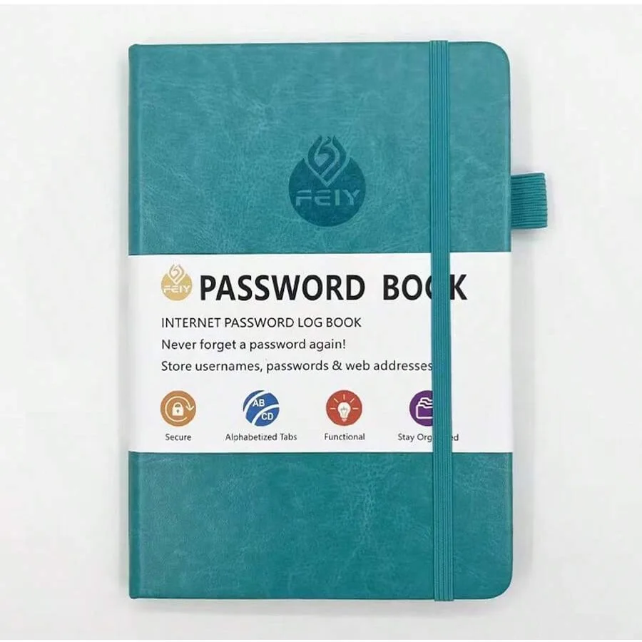 Password KeeperA5 Notebook Journal Notebook Organizer for Computer Internet Address Site Logins Office