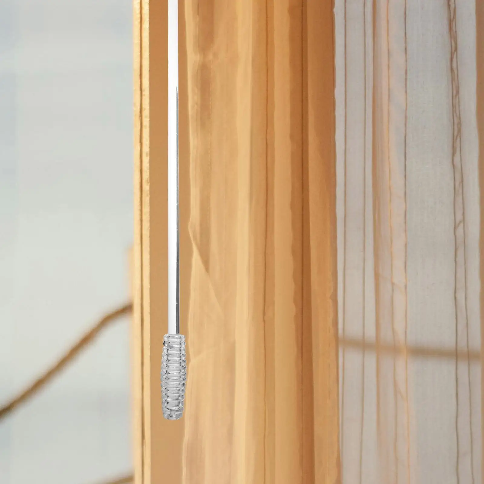 Curtain Handle Drapery Pull Rod Opener Rods for Blind Wand Acrylic Blinds Windows Poles 4