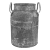 Metal Milk Jug Planter Child Water Pitcher Decorative Rustic Vase Galvanized Sheet Flower Pot 1