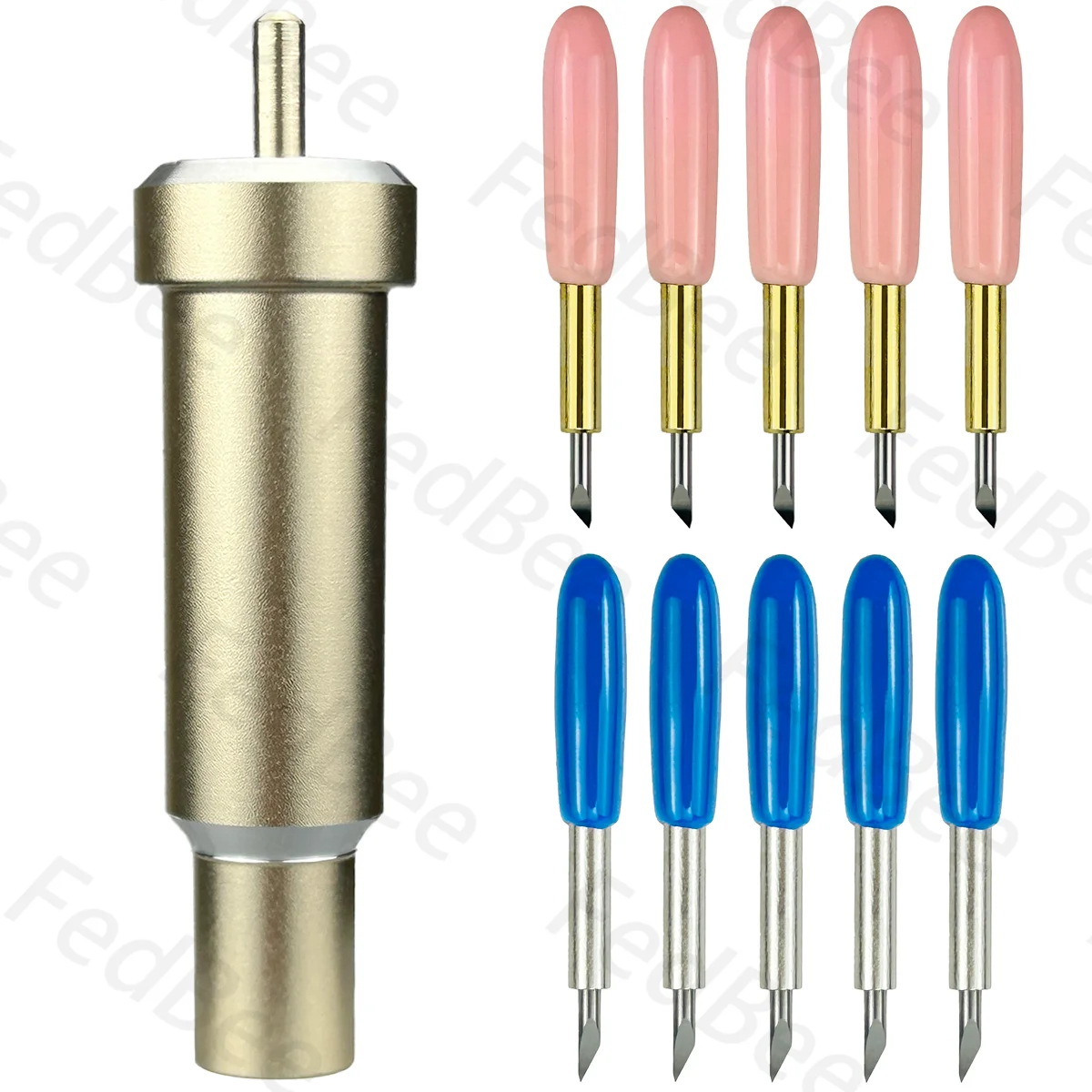 5Pcs Cricut Premium Fine Point Blade + 5Pcs 60 ° Blade + 1 Custodia Per Pc Per Cricut Maker 3 Explore 3 Air Venture