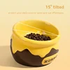 Pet Ceramic Bowl Honey Can Modeling Cat Food Water Feeders Elevated Small Dogs Drinking Cute Bowls 4