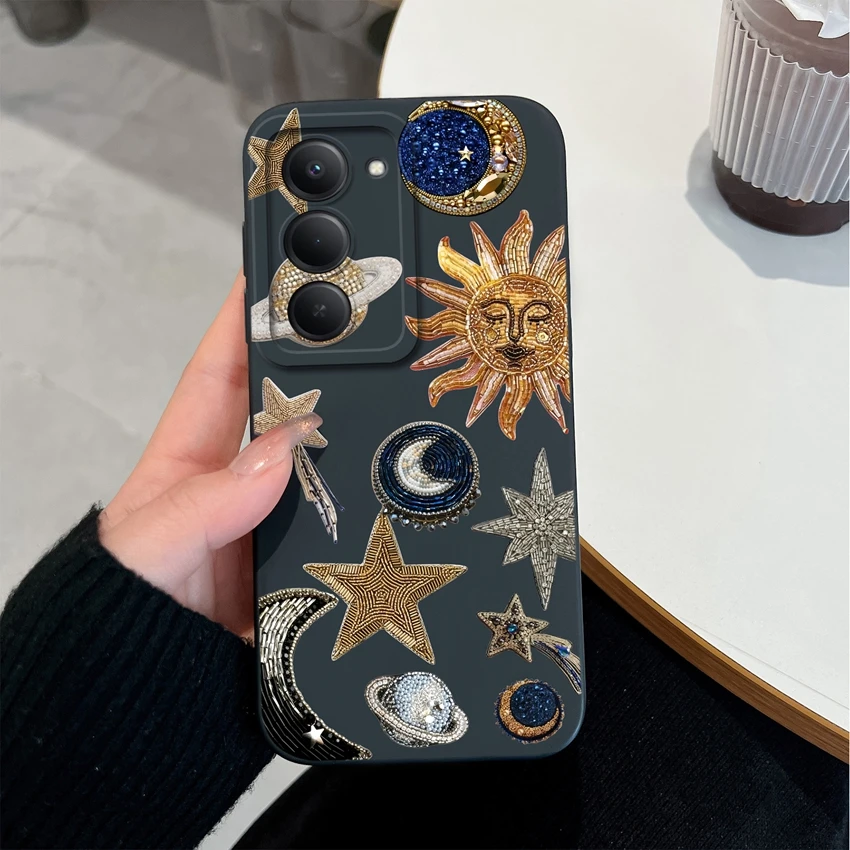 Delicate Lace Pattern Phone Case with Camera Protection & Shock Absorption