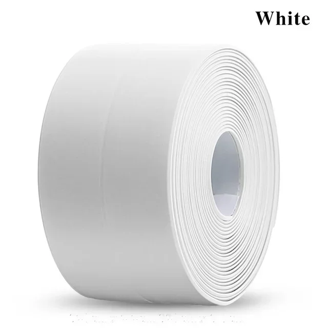 Waterproof PVC Self-Adhesive Sealant Tape for Bathrooms and Kitchens