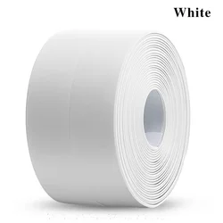 Waterproof PVC Self - Adhesive Sealant Tape for Bathrooms and Kitchens (White)