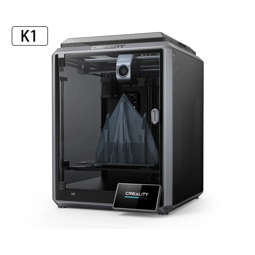 

Новый скоростной 3D принтер CREALITY 3D K1 600 мм/с высокоскоростная печать автовыравнивание двойная передача