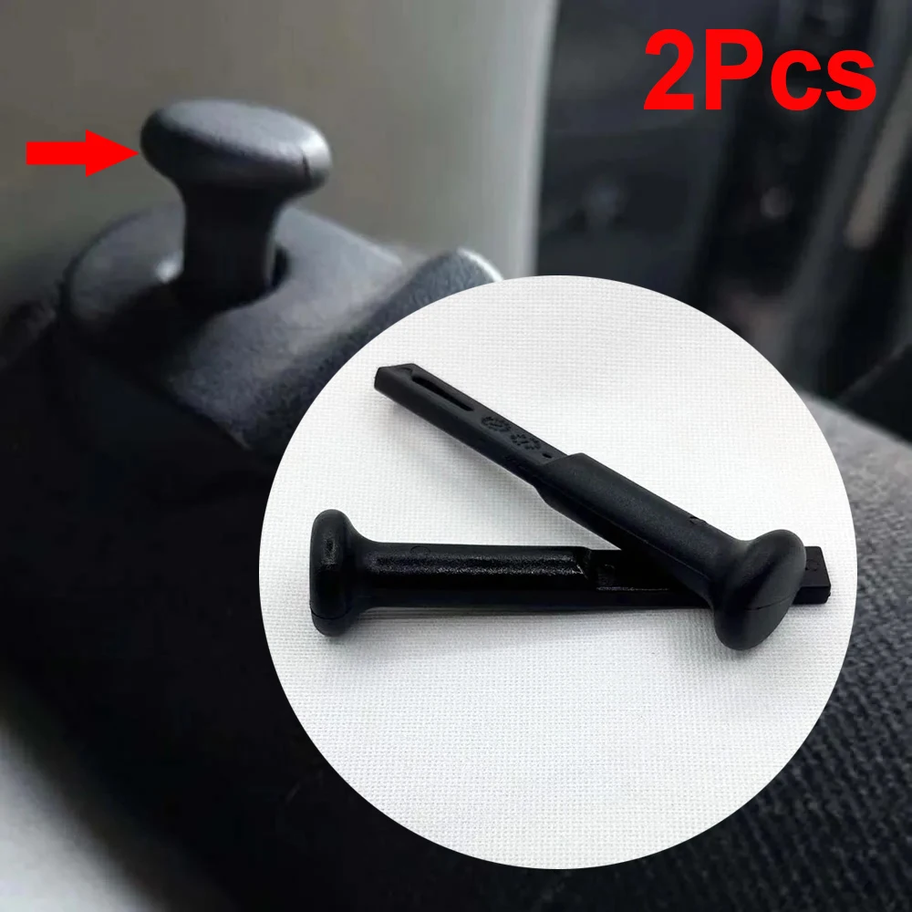2X Soporte para perilla de control de bisagra del asiento trasero para Peugeot 206 207 206rc 206gti Citroen C2