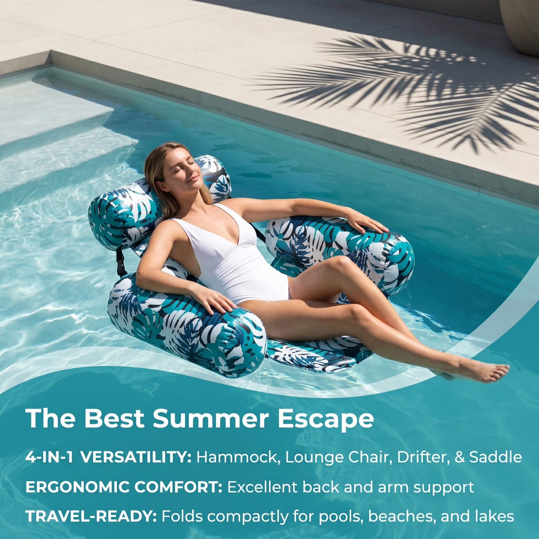 Inflatable Pool Lounger Chair 3
