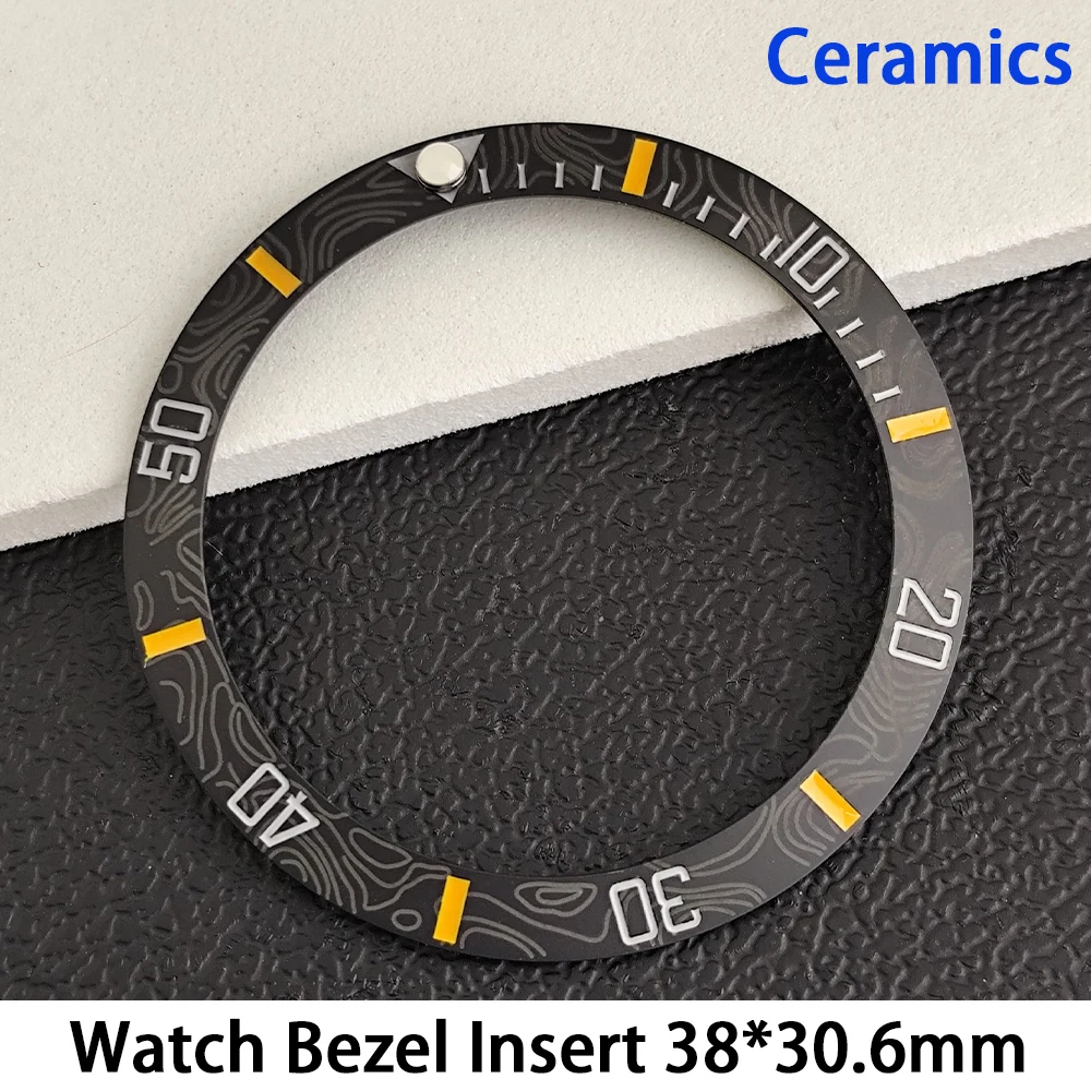 Premium 38mm Sloping Aluminum-Ceramic Bezel Insert