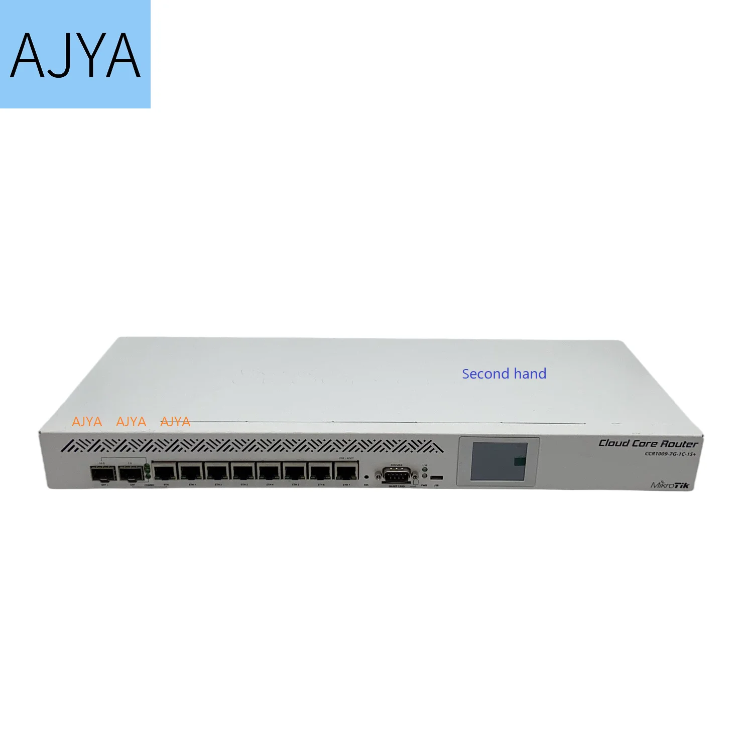 Second Hand Mikrotik Ccr1009 7g 1c 1s 10gigabit Optical Port Router Fiber Optic Equipment 