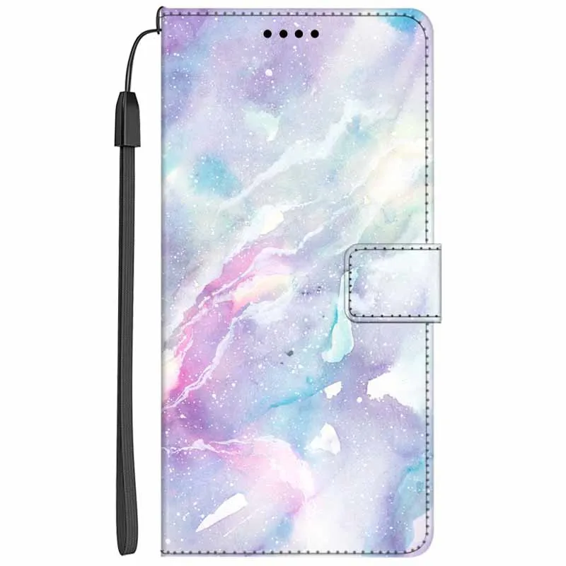 kawaii phone cases samsung Marble Wallet Case For Samsung Galaxy Note 3 4 5 7 8 9 10 20 Pro Plus Lite Phone Cover Leather Flip Stand Margnetic Card Slot cute samsung phone case Cases For Samsung