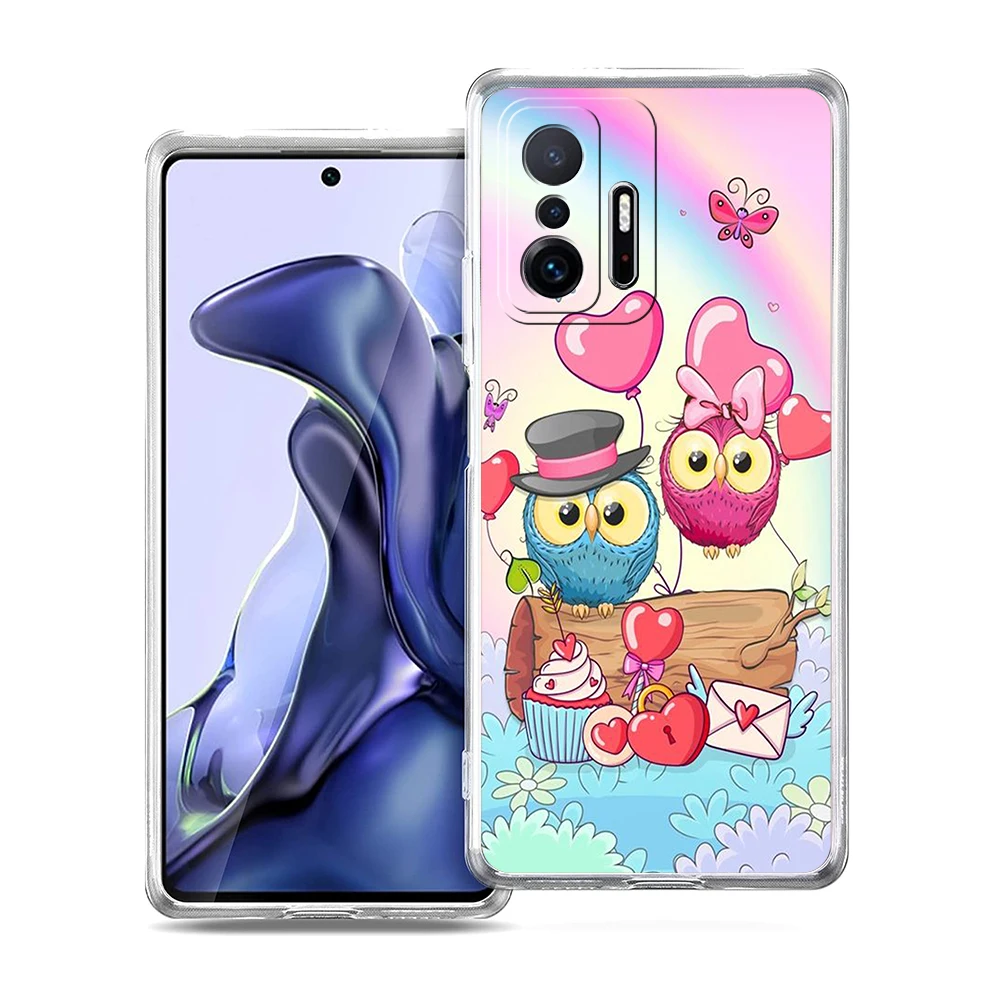 Adorable Owl Soft Transparent Phone Case