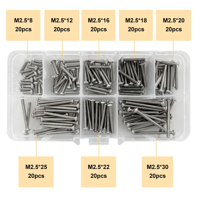 M2.5 160PCS 1SET