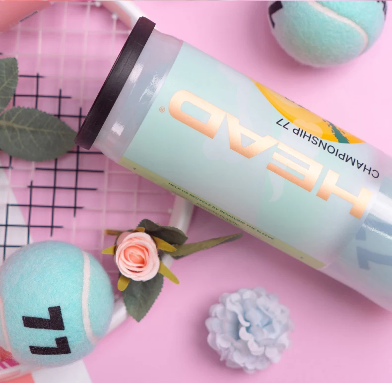 HEAD 2025, neuer chinesischer Valentinstag-Tennisball in limitierter Auflage, hohe Elastizität, Match-Training, unter Druck stehender Tennisball, langlebig – Detail 9
