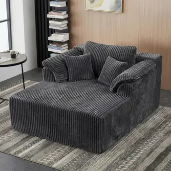 Oversized Corduroy Sofa Chair 1