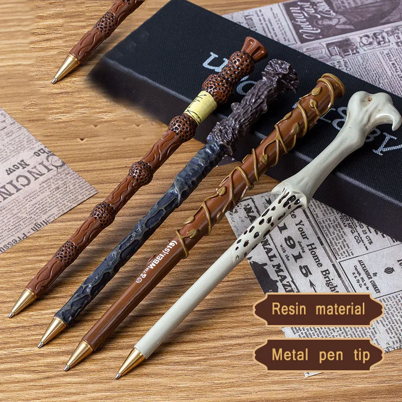 

New Fantasy Magic Ballpoint Pen Resin Magic Wand Signature Pen Student Creativity Stationery