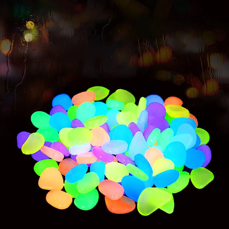 

Glow In The Dark Novelty Lighting Pebbles Garden light Decoration Outdoor Yard Decor Luminous Gravel Glow Rocks lighting Decor