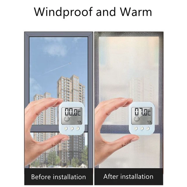 Pellicola isolante termica invernale per finestre tenda antivento