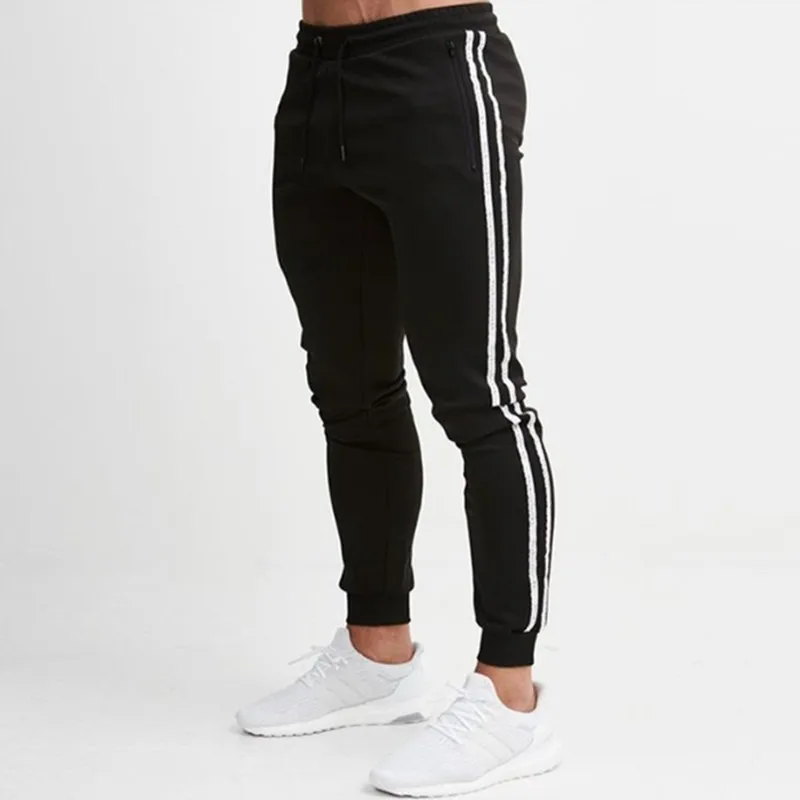 New Men's Fitness And Sports Pants Colored Casual Running Feet Pants for Men