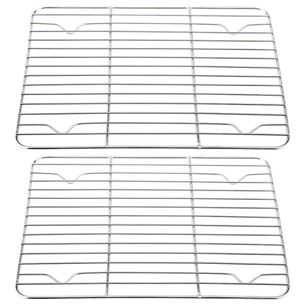 

Stainless Steel Grill Wire Rack for Baking Dish Pan Can Cooking Cooling Racks Cookie Roasting Crackers