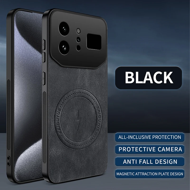 INFINIX Note 60 Ultra Premium Lightning Nappa Pattern Magnetic PU Leather Shockproof Case