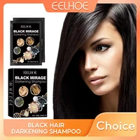 EELHOE Hair Dye Shampoo Polygonum Multiflorum Fast Hair Dye Shampoo Covers Gray Herbal Ingredient White To Black For Women Men 1